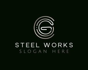 Industrial Steel Fabrication Letter G logo
