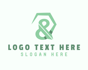 Font - Green Ampersand Type logo design