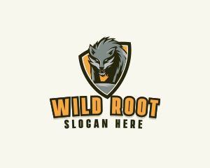 Wild Wolf Character logo design