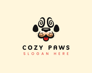 Dog Pet Paw logo design