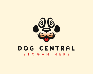 Dog Pet Paw logo design