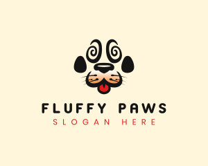 Dog Pet Paw logo design