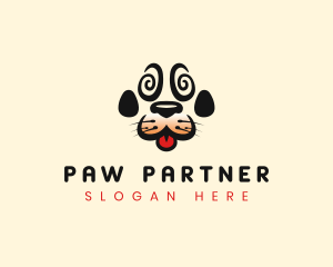 Dog Pet Paw logo design