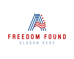 American Patriot Letter A logo