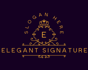 Decorative Royal Boutique logo design