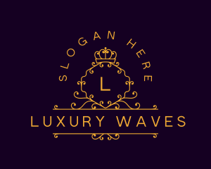 Decorative Royal Boutique logo design