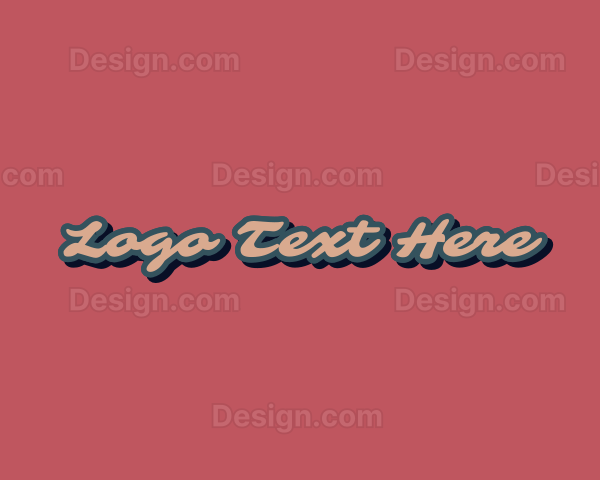 Cursive Retro Business Logo