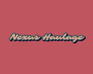 Cursive Retro Business logo design