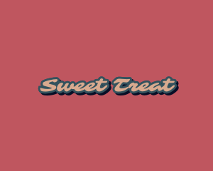 Cursive Retro Business logo design