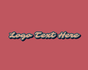 Cursive - Cursive Retro Business logo design