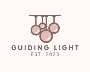 Hanging Light Bulbs logo design