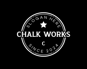 Streetwear Artist Chalk logo design