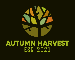 Colorful Autumn Tree  logo