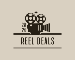 Cinema Film Reel logo design