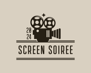 Cinema Film Reel logo design