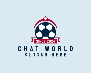 Soccer Ball Banner logo design