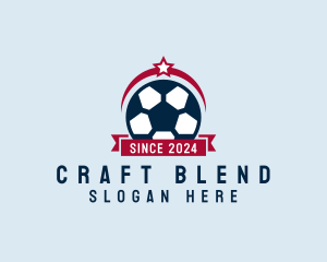 Soccer Ball Banner logo design