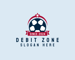 Soccer Ball Banner logo design