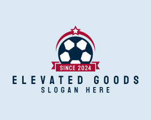 Soccer Ball Banner logo design