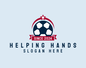 Soccer Ball Banner logo design