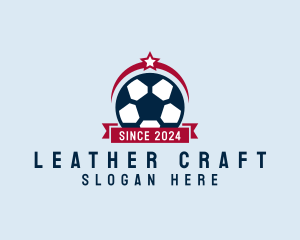 Soccer Ball Banner logo design