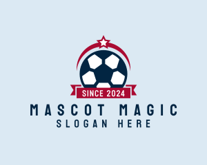 Soccer Ball Banner logo design