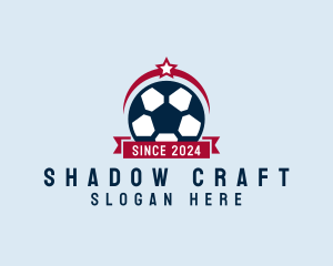 Soccer Ball Banner logo design