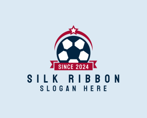 Soccer Ball Banner logo design