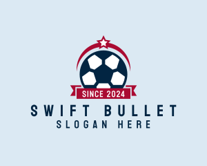 Soccer Ball Banner logo design