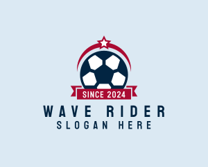 Soccer Ball Banner logo design