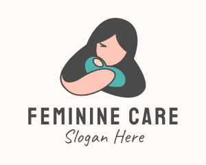 Woman Baby Childcare logo