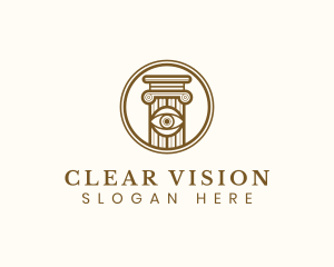 Eye Vision Pillar logo design