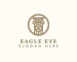 Eye Vision Pillar logo design