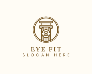 Eye Vision Pillar logo design