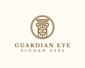 Eye Vision Pillar logo design