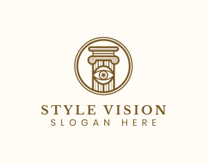 Eye Vision Pillar logo design