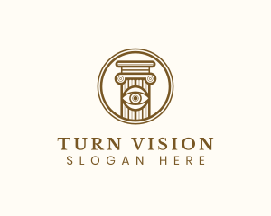 Eye Vision Pillar logo design