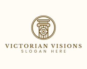 Eye Vision Pillar logo design