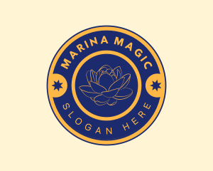 Lotus Flower Club logo design