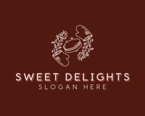 Macarons Baking Confectionery logo design