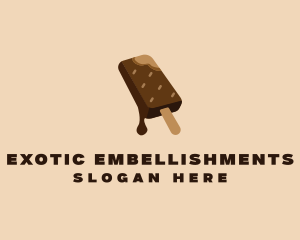 Chocolate Ice Cream  logo design