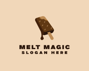 Chocolate Ice Cream  logo design