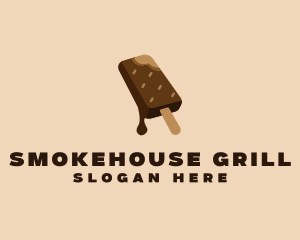 Chocolate Ice Cream  logo design