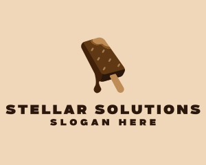 Chocolate Ice Cream  logo design