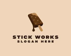 Chocolate Ice Cream  logo design