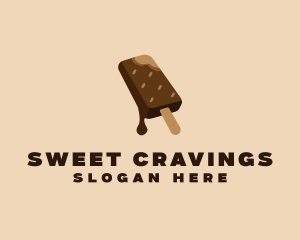 Chocolate Ice Cream  logo design