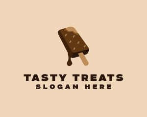 Chocolate Ice Cream  logo design