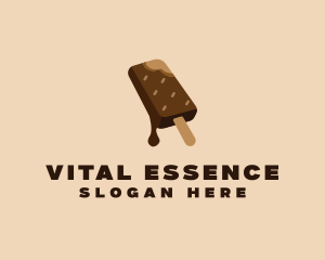 Chocolate Ice Cream  logo design