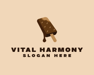 Chocolate Ice Cream  logo design