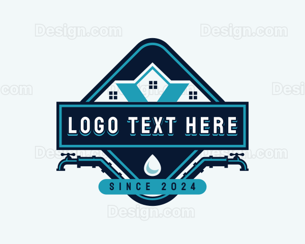 Plumbing Pipe Faucet Logo